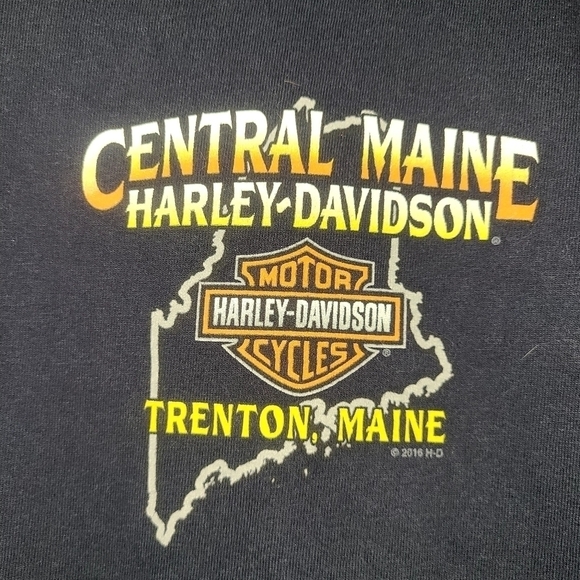 Vintage Harvey Davidson T-shirt  Mens Size Lg. - Picture 4 of 6